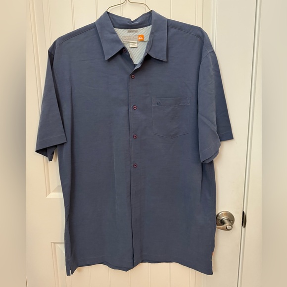 Men's Blue Shirt quicksilver. Size large - Picture 1 of 4